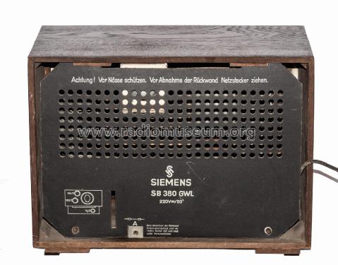 Kleinsuper SB380GWL; Siemens & Halske, - (ID = 3080809) Radio