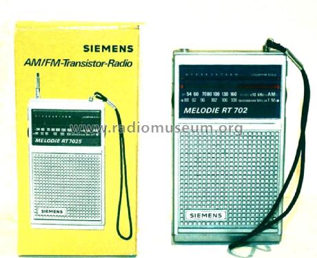 Melodie RT-702 RT-7025; Siemens & Halske, - (ID = 3044351) Radio