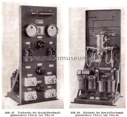 Quecksilberdampf-Kleingleichrichter VEA 25; Siemens & Halske, - (ID = 3016301) Power-S