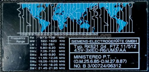 RK621; Siemens & Halske, - (ID = 2758069) Radio