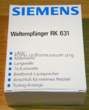 RK631; Siemens & Halske, - (ID = 2930064) Radio