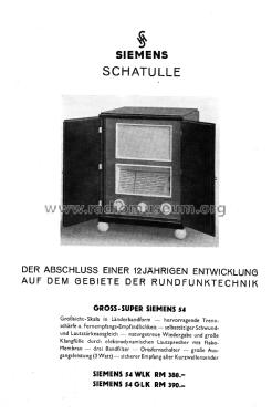 Schatulle 54WLK; Siemens & Halske, - (ID = 3107451) Radio