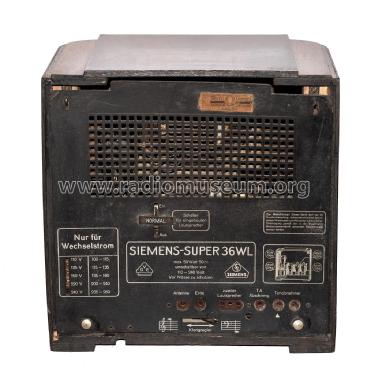 Super 36WL; Siemens & Halske, - (ID = 2937454) Radio