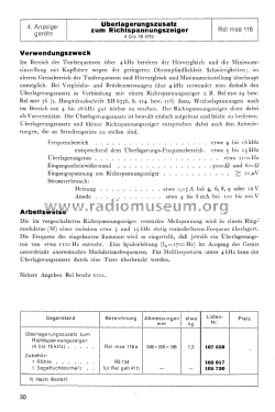 Überlagerungszusatz Rel mse 116a; Siemens & Halske, - (ID = 3076329) Equipment