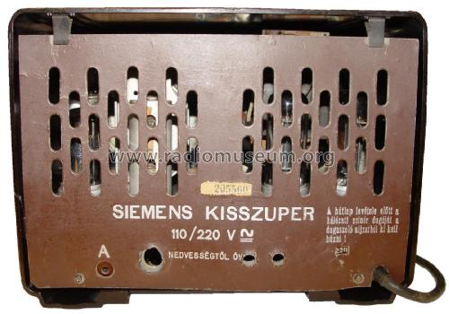 Kisszuper 344U; Siemens; Budapest (ID = 2210510) Radio