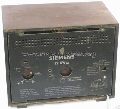 22GW; Siemens & Halske, - (ID = 208365) Radio