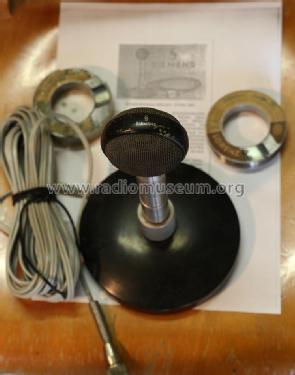 Kristall-Membran-Mikrofon 6S Ela 1201; Siemens & Halske, - (ID = 2048739) Microphone/PU