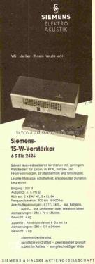 6SEla2426; Siemens & Halske, - (ID = 836161) Ampl/Mixer