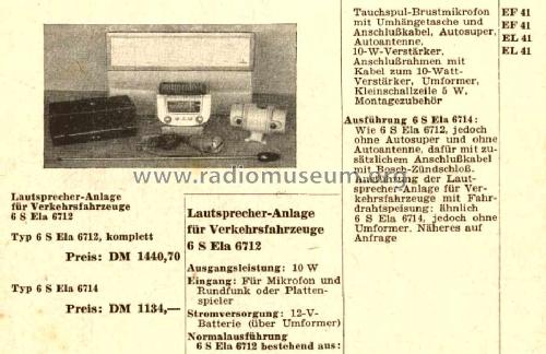 6SEla6712; Siemens & Halske, - (ID = 510634) Misc