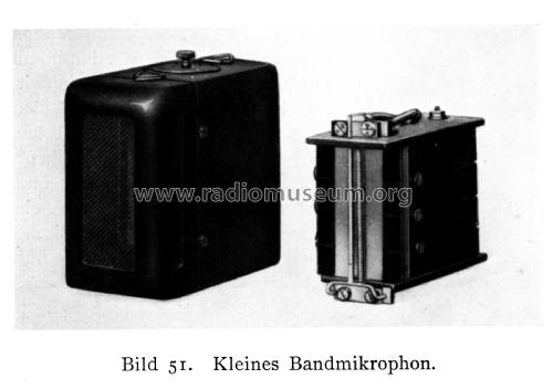 Bandmikrophon Bändchenmikrofon Elm 21 Ela SK IV M 2/1; Siemens & Halske, - (ID = 2600840) Microphone/PU