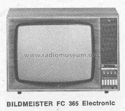 Bildmeister Electronic FC 365; Siemens & Halske, - (ID = 439845) Television