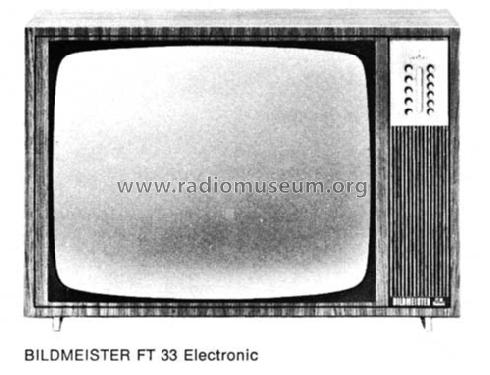 Bildmeister Electronic FT-33; Siemens & Halske, - (ID = 1037747) Television