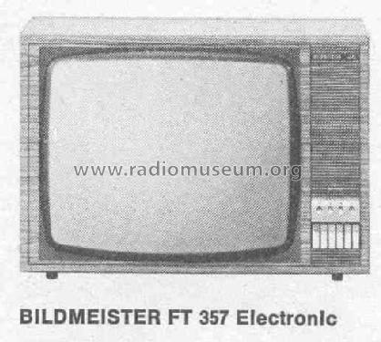 Bildmeister Electronic FT 357; Siemens & Halske, - (ID = 445467) Television