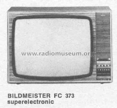 Bildmeister Superelectronic FC 373; Siemens & Halske, - (ID = 439835) Television