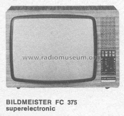 Bildmeister Superelectronic FC 375; Siemens & Halske, - (ID = 439843) Television