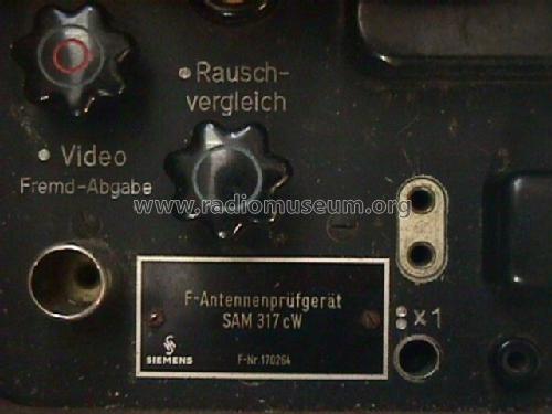 F-Antennenprüfgerät SAM317cW; Siemens & Halske, - (ID = 136129) Equipment