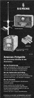 F-Antennenprüfgerät SAM317cW; Siemens & Halske, - (ID = 403681) Equipment