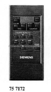 Fernbediengeber 75 7172; Siemens & Halske, - (ID = 1852539) Misc