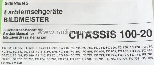 Bildmeister - Fernsehchassis - TV Chassis Ch= 100-20; Siemens & Halske, - (ID = 1735495) Televisión