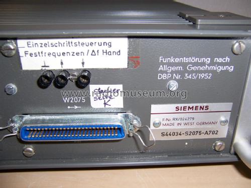 Frequenzsteuerung - Frequency Control S2075; Siemens & Halske, - (ID = 1749957) Equipment