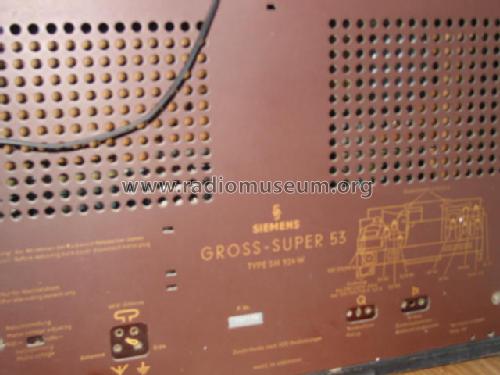 Gross-Super 53 SH924W; Siemens & Halske, - (ID = 152657) Radio