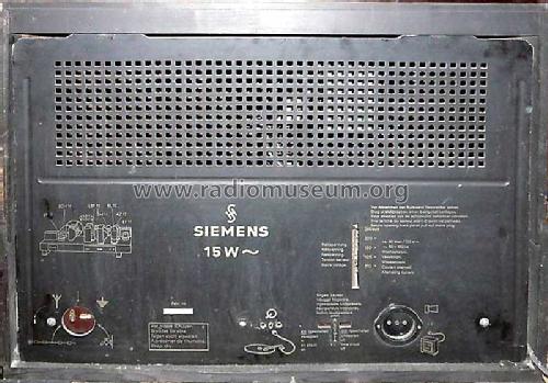 Kammermusik-Schatulle 15W; Siemens & Halske, - (ID = 661218) Radio