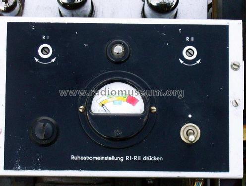 100 W - Endverstärker 6S Ela2798; Siemens & Halske, - (ID = 301323) Ampl/Mixer