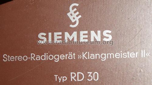 Klangmeister II RD30; Siemens & Halske, - (ID = 1713948) Radio