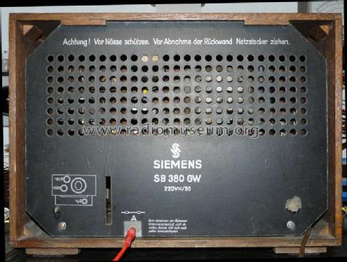 Kleinsuper SB380GW; Siemens & Halske, - (ID = 526821) Radio