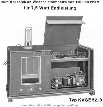 Gerät für Gemeinschaftsempfang KVGE52/8; Siemens & Halske, - (ID = 982553) Radio