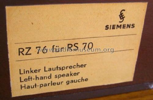 Lautsprecher Box RZ-76; Siemens & Halske, - (ID = 1639206) Speaker-P