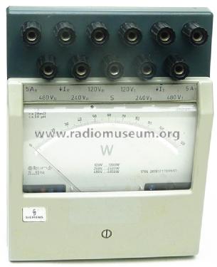 Leistungsmesser - Wattmeter 1704 20191 ; Siemens & Halske, - (ID = 1841277) Equipment