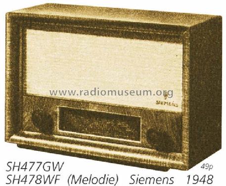 Melodie SH477GW; Siemens & Halske, - (ID = 975) Radio