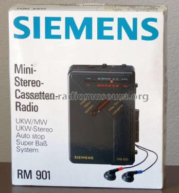 MW/FM Stereo Cassette RM-901; Siemens & Halske, - (ID = 2021906) Radio