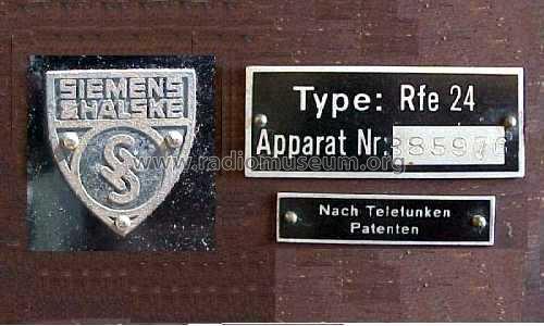 Neutro Rfe24 ; Siemens & Halske, - (ID = 122255) Radio