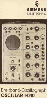 Oscillar-Breitband-Oszillograph I/040; Siemens & Halske, - (ID = 837592) Equipment