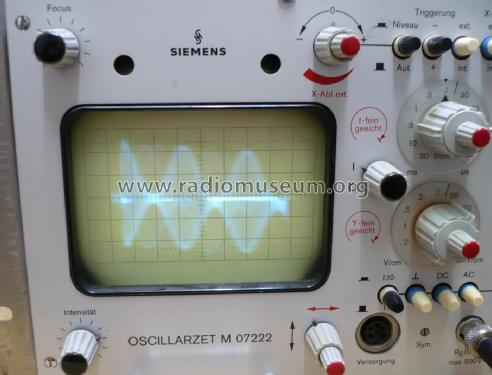 Oscillarzet M 07222; Siemens & Halske, - (ID = 2460790) Equipment