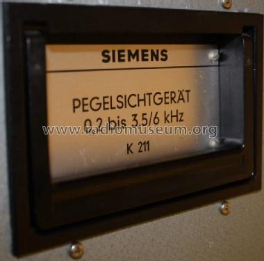 Pegelsichtgerät 0,2 bis 3,5/6 kHz K 211 S45034-K211-E413; Siemens & Halske, - (ID = 1648267) Equipment