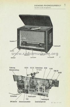 Phonosuper K7; Siemens & Halske, - (ID = 2273341) Radio