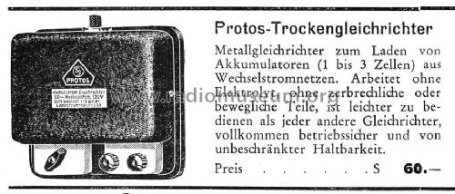 Protos- Gleichrichter L1702; Siemens & Halske, - (ID = 521449) A-courant