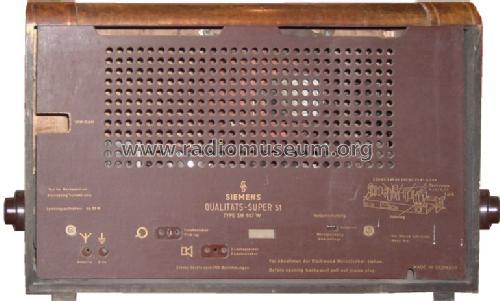 Qualitätssuper 51 SH607W; Siemens & Halske, - (ID = 696351) Radio