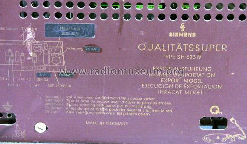 Qualitätssuper SH623W; Siemens & Halske, - (ID = 1632879) Radio