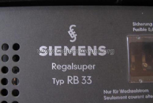 Regalsuper RB33; Siemens & Halske, - (ID = 946801) Radio