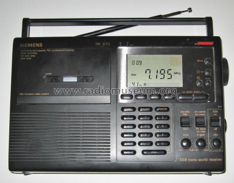 SSB Trans World Receiver RK670; Siemens & Halske, - (ID = 1983139) Radio