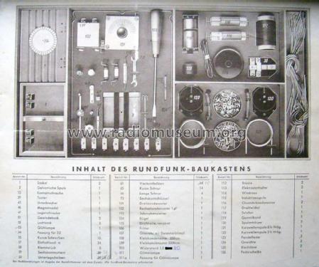 Rundfunk-Baukasten ; Siemens & Halske, - (ID = 1659582) Kit