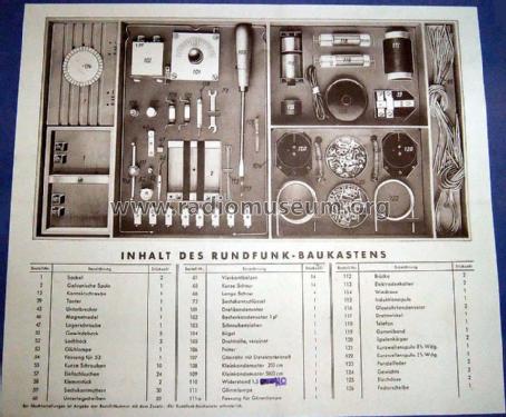 Rundfunk-Baukasten ; Siemens & Halske, - (ID = 1840081) Kit