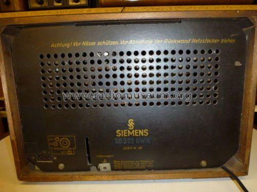 SB392GWK; Siemens & Halske, - (ID = 1644053) Radio