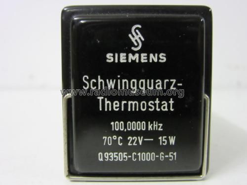 Schwingquarz-Thermostat 100KHz Bv 678A 703; Siemens & Halske, - (ID = 1897655) Radio part