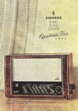 Siemens Gross-Super 51 SH705W; Siemens & Halske, - (ID = 1670191) Radio