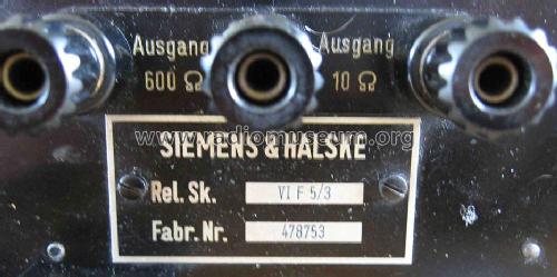 Signalsummer Rel Sum 18b; Siemens & Halske, - (ID = 1828025) Equipment